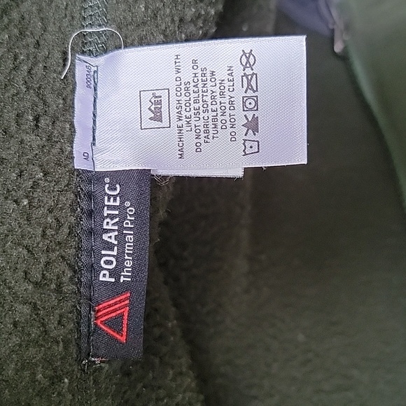 [*3 Items For $20 In Bundle*] REI Men’s fleece zip up jacket green XL - Picture 8 of 9